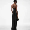 Abendkleid mit Kordelzug und Cut-Out-Details