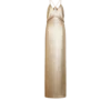 Abendkleid mit V-Ausschnitt, Paillettenstickerei und Cut-Out