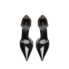 Asymmetrische Pumps aus Lackleder