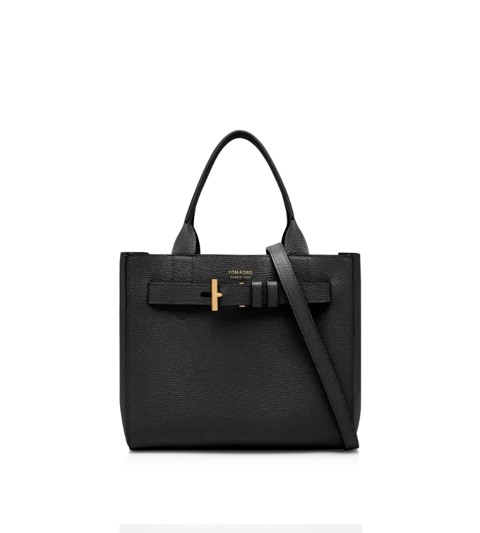 Audrey Small Tote aus genarbtem Leder