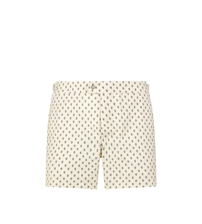 Badeshorts aus Nylon mit Paisley-Print