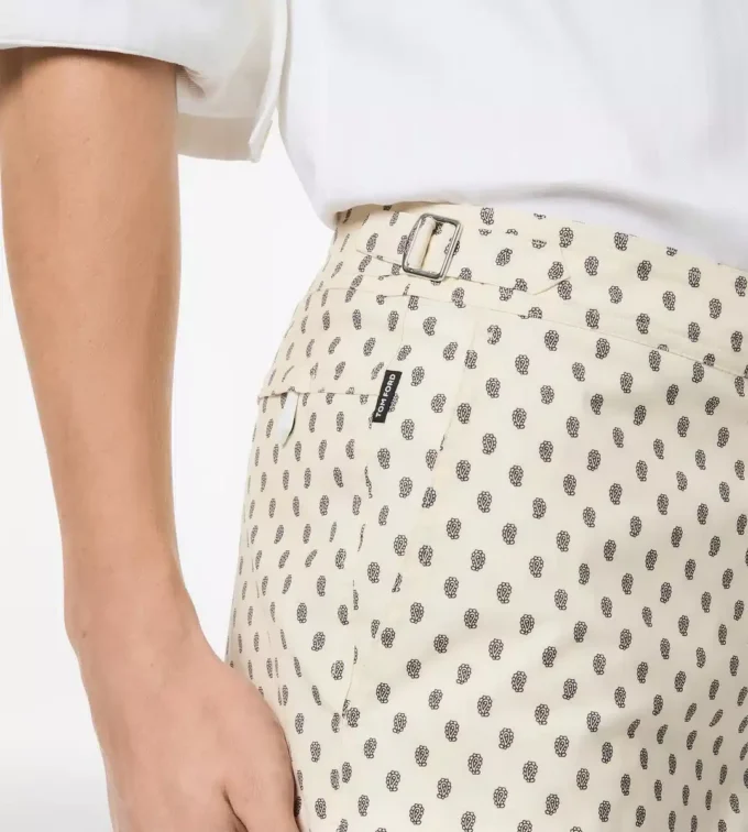 Badeshorts aus Nylon mit Paisley-Print