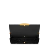 Bar Clutch mit Paillettenstickerei in Krokodillook