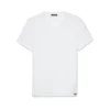 Baumwoll-T-Shirt mit V-Ausschnitt