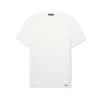 Baumwoll-T-Shirt mit V-Ausschnitt