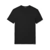 Baumwoll-T-Shirt mit V-Ausschnitt