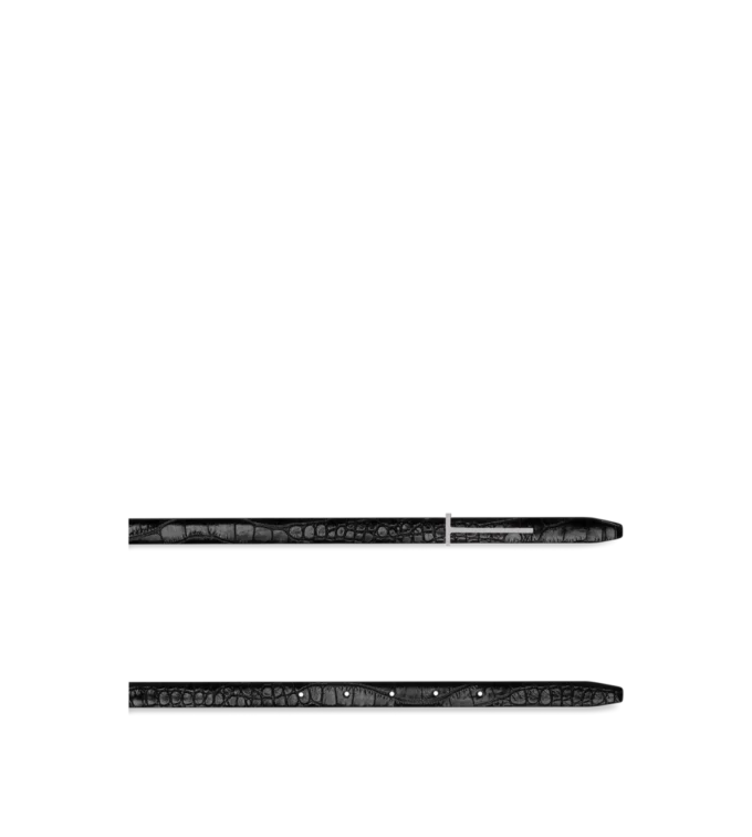 Bedruckter Croc Slim T Gürtel