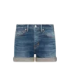 Bequeme Stonewashed-Jeansshorts