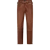 Bikerhose aus Büffelleder