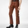Bikerhose aus Büffelleder