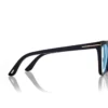 Blue Block Cat Eye Opticals mit aufsteckbarer Sonnenbrille