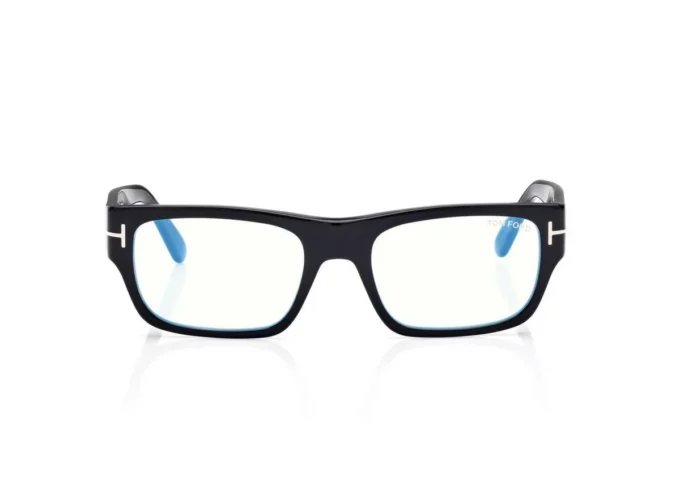 Blue Block Rechteckige Brille