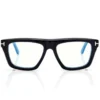 Blue Block Rechteckige Brille