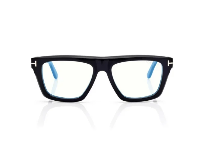 Blue Block Rechteckige Brille