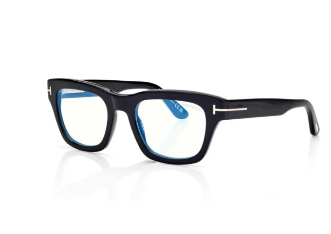 Blue Block Rechteckige Brille
