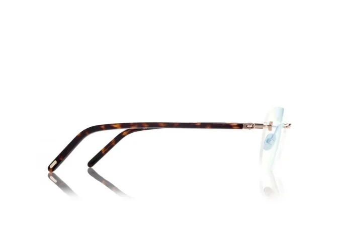 Blue Block Rechteckige Brille