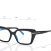 Blue Block Rechteckige Brille