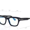 Blue Block Rechteckige Brille