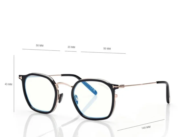 Blue Block Round Opticals