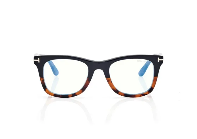 Blue Block Square Opticals mit aufsteckbarer Sonnenbrille