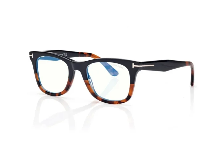 Blue Block Square Opticals mit aufsteckbarer Sonnenbrille