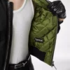 Bomberjacke aus Seidensatin