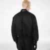Bomberjacke aus Seidensatin