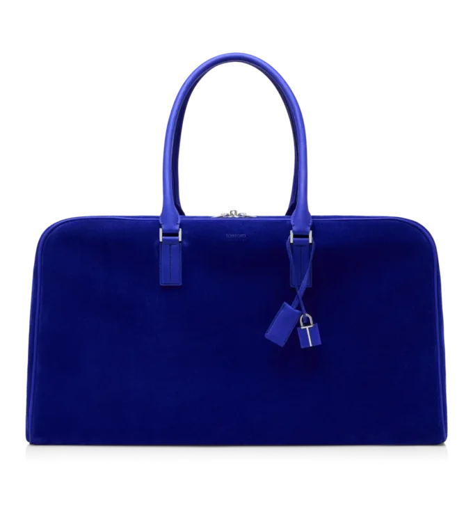 Bowlingtasche aus Wildleder