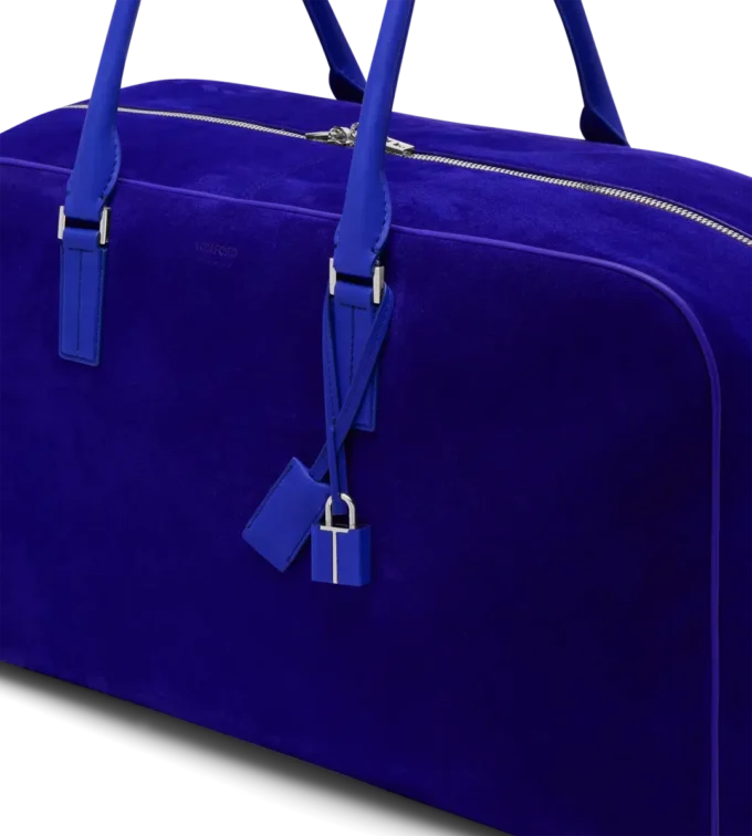 Bowlingtasche aus Wildleder
