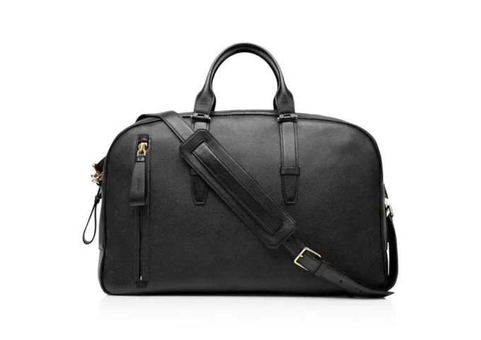 Buckley Bowlingtasche aus genarbtem Leder