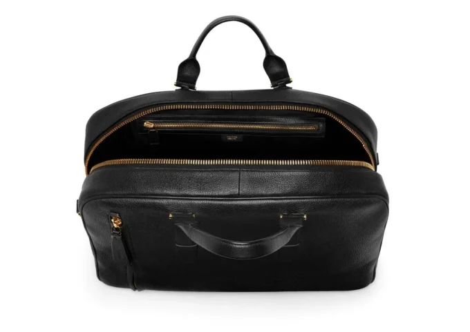 Buckley Bowlingtasche aus genarbtem Leder