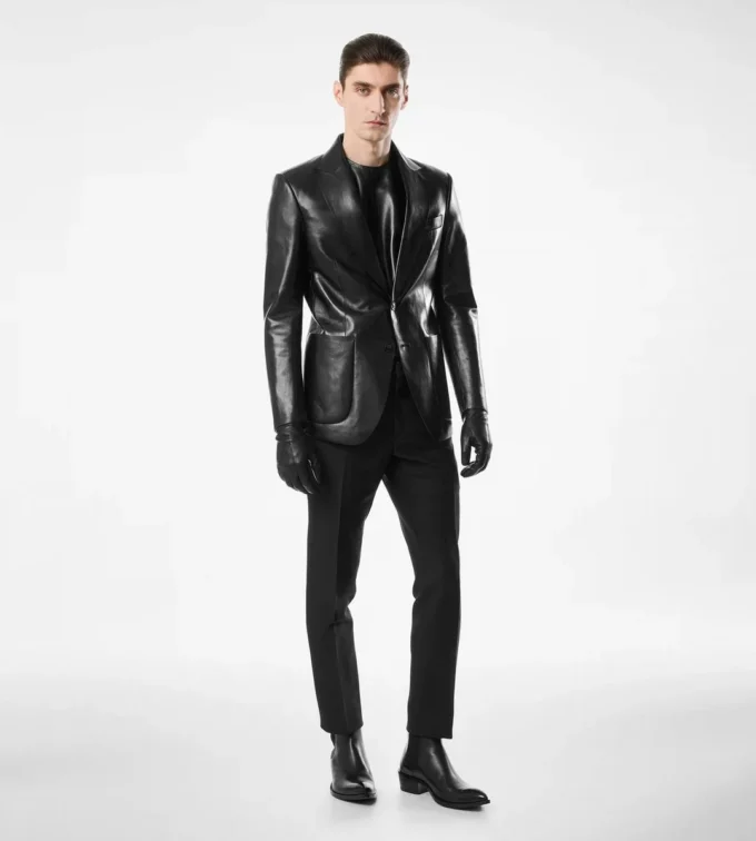 Butterweicher Lederblazer