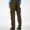 Cargohose aus Wolle, Kaschmir und Seide