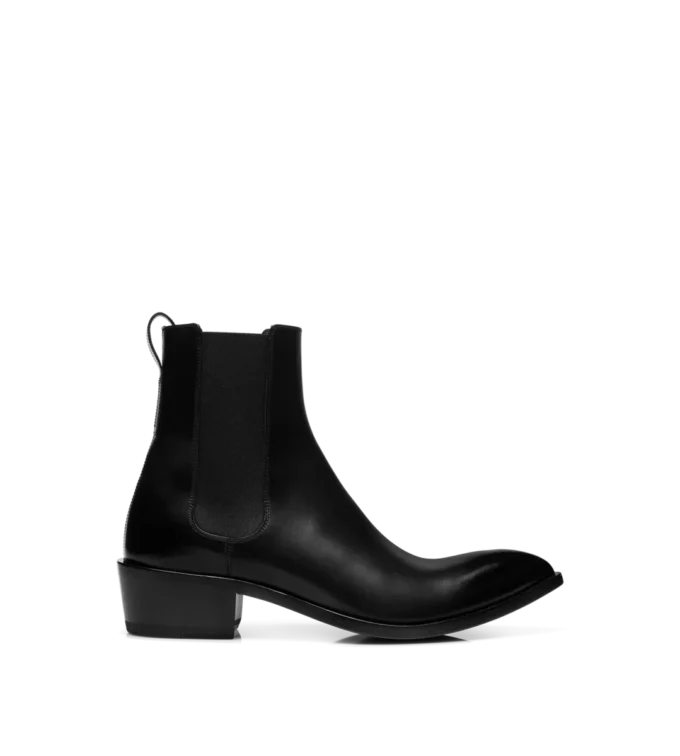 Chelsea-Stiefel aus poliertem Leder