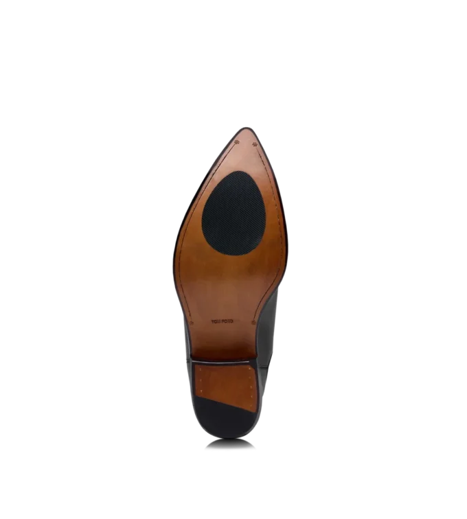 Chelsea-Stiefel aus poliertem Leder
