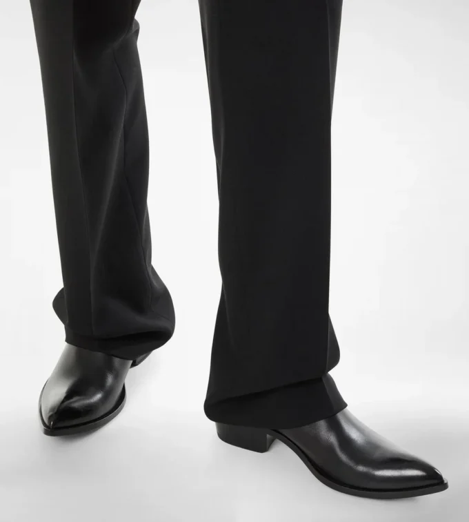 Chelsea-Stiefel aus poliertem Leder