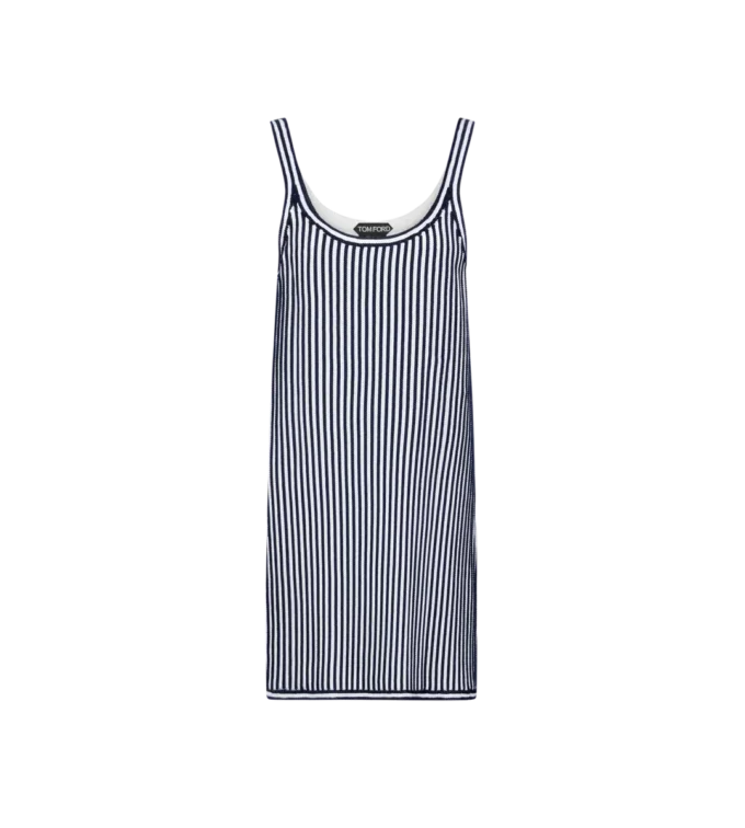 Cocktailkleid aus Seide mit Paillettenstickerei und Tanktop-Schnitt