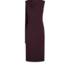 Cocktailkleid mit Cut-outs und Schal-Detail