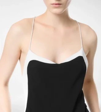 Doppelter Georgette-Stretch-Camisole-Jumpsuit