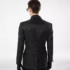 Duchesse-Jacke mit Polka-Dot-Jacquardmuster