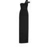 Ein-Schulter-Abendkleid mit gedrehter Vorderseite