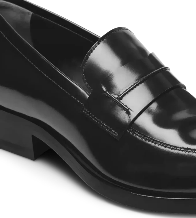 Eva Loafer aus gebürstetem Leder