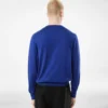 Fließendes Seiden-Shirt mit Rundhalsausschnitt
