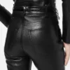 Fünf-Taschen-Hose aus Nappaleder mit geprägtem Tf-Logo