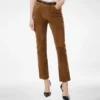 Fünf-Taschen-Hose aus vollnarbigem Lammwildleder mit geprägtem Tf-Logo