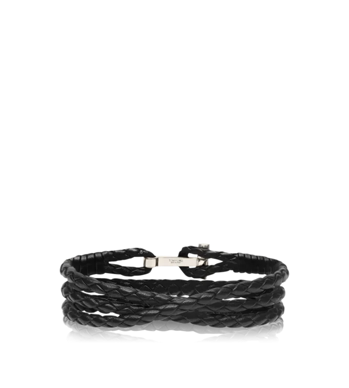 Geflochtenes Lederarmband