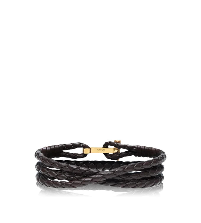 Geflochtenes Lederarmband