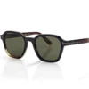 Geometrische Horn-Sonnenbrille