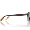 Geometrische Horn-Sonnenbrille