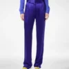 Gepunktete Jacquard-Plisseehose